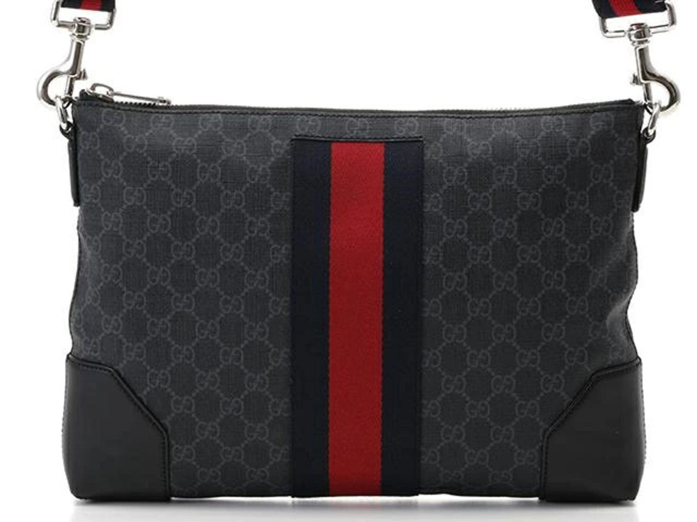 Gucci Bag Shoulder GG Supreme Messenger Black